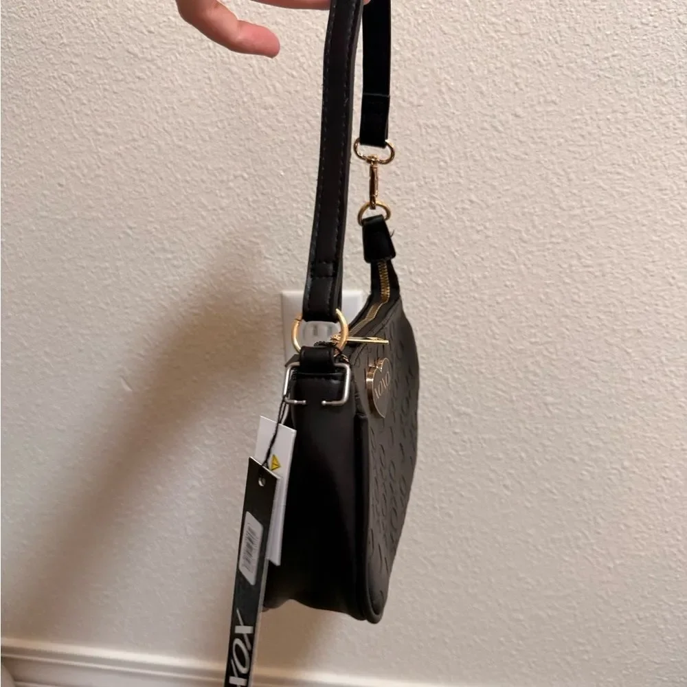 XOXO Elegant Black Shoulder Bag